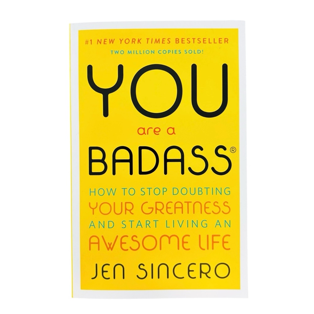 You Are a Badass by Jen Sincero - Bright Yellow Paperback